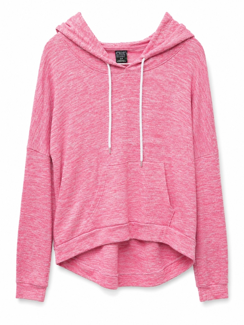 Cozy Pink Hoodie Tunic Sweatshirt SWS